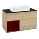 V&B Meuble sous lavabo Finion 100x60,3 cm, tiroir gauche Peony, placage chêne-1