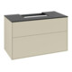 V&B Meuble sous lavabo Finion 100x60,3x50,1 cm, bleu mat, gris mat Lac-1