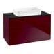 V&B Meuble sous lavabo Finion 100x60,3x50,1mm, bleu brillant, Peony mat-1