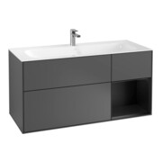 V&B Meuble sous-lavabo Finion 119,6x59,1 cm, bleu lac, anthracite m