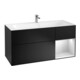 V&B Meuble sous-lavabo Finion 119,6x59,1 cm, éclairage mural, Rg re bl. m Lac-1