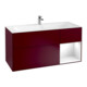V&B Meuble sous-lavabo Finion 119,6x59,1 cm, Reg re glo blanc lacqué, Peo m-1