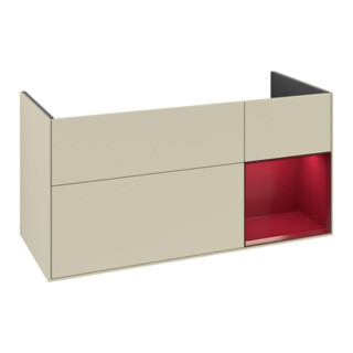 V&B Meuble sous lavabo Finion 119,6x59,1 cm, Reg re Peo, si Gr m Lac