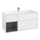 V&B Meuble sous lavabo Finion 119,6x59,1 cm, Rg l md b m La, g wh. Lac-1