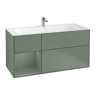 V&B Meuble sous lavabo Finion 119,6x59,1 cm, Rg l Ol m Lac, Oli. m Lac