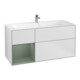 V&B Meuble sous lavabo Finion 119,6x59,1 cm, Rg l Oli. m Lac, bl. m Lac-1