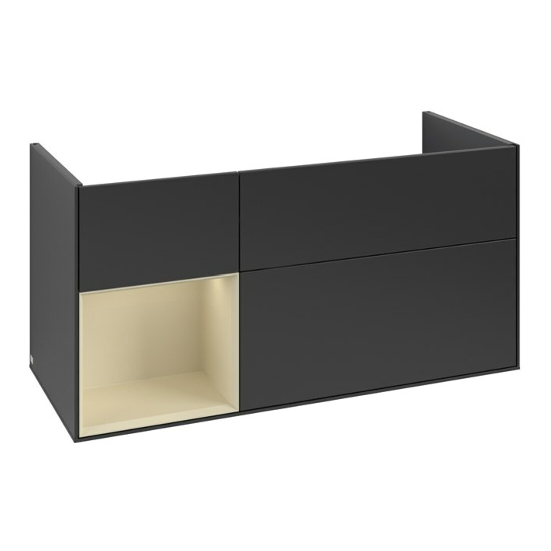 V&B Meuble sous-lavabo Finion 119,6x59,1 cm, Rg l si G m Lac, bla m Lac