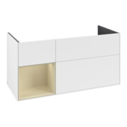 V&B Meuble sous lavabo Finion 119,6x59,1 cm, Rg l si G m Lac, blanc m Lac