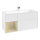 V&B Meuble sous lavabo Finion 119,6x59,1 cm, Rg l si G m Lac, blanc m Lac-3