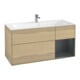 V&B Meuble sous lavabo Finion 119,6x59,1cm, éclairage mural, Rg droite md bl. m Lac, Oa ven-1