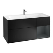 V&B Meuble sous lavabo Finion 119,6x59,1cm, Rg r md b m Lac, bla m Lac