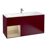 V&B Meuble sous-lavabo Finion 119,6x59,1cm, tiroir gauche, Peony mat