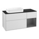 V&B Meuble sous-lavabo Finion 120 cm, éclairage mural, blanc laqué-1