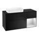 V&B Meuble sous lavabo Finion 120 cm, éclairage mural, placage blanc mat, rouge blanc mat avec laque, bleu avec laque-1