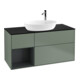 V&B Meuble sous lavabo Finion 120 cm, Pl b m, Étagère md m Laqué, Huile m Laqué-1