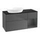 V&B Meuble sous-lavabo Finion 120 cm, Pl b m, Reg md m Lac, Anthrac. m-1