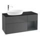 V&B Meuble sous-lavabo Finion 120 cm, Pl b m, Reg md m Lac, Anthrac. m-1