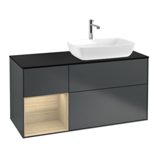 V&B Meuble sous lavabo Finion 120 cm, Pl b m, Reg Oa ven, md bl. m Lac