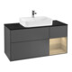 V&B Meuble sous lavabo Finion 120 cm, Pl b m, Reg re Oa ven, Anthrac. m-1