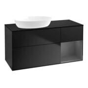 V&B Meuble sous lavabo Finion 120 cm, Pl b m, Rg A m Lac, bleu m Lac-1