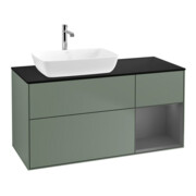 V&B Meuble sous lavabo Finion 120 cm, Pl b m, Rg A m Lac, Oli. m Lac