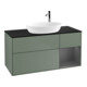 V&B Meuble sous lavabo Finion 120 cm, Pl b m, Rg A m Lac, Oli. m Lac-1
