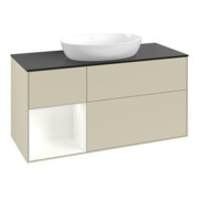 V&B Meuble sous lavabo Finion 120 cm, Pl b m, Rg bl. m Lac, si Gr m Lac-3