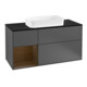 V&B Meuble sous-lavabo Finion 120 cm, Pl b m, Rg g wal ven, Anthrac. m-1