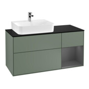 V&B Meuble sous lavabo Finion 120 cm, Pl b m, Rg l A m, Oli. m Lac