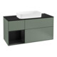 V&B Meuble sous lavabo Finion 120 cm, Pl b m, Rg l b m Lac, Oli. m Lac-1
