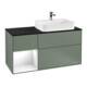 V&B Meuble sous lavabo Finion 120 cm, Pl b m, Rg l g w Lac, Oli. m Lac-1