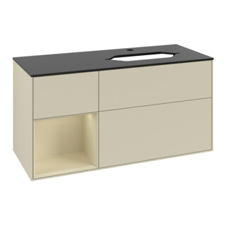 V&B Meuble sous lavabo Finion 120 cm, Pl b m, Rg l si G m La, si G m La