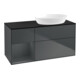 V&B Meuble sous lavabo Finion 120 cm, Pl b m, Rg md m Lac, md bl. m Lac-1