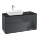 V&B Meuble sous lavabo Finion 120 cm, Pl b m, Rg md m Lac, md bl. m Lac-1