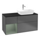V&B Meuble sous-lavabo Finion 120 cm, Pl b m, Rg Oli. m Lac, Anthrac. m-1