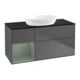V&B Meuble sous lavabo Finion 120 cm, Pl b m, Rg Oli. m Lac, Anthrac. m-1