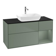 V&B Meuble sous lavabo Finion 120 cm, Pl b m, Rg Oli. m Lac, Oli. m Lac-1
