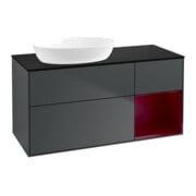 V&B Meuble sous lavabo Finion 120 cm, Pl b m, Rg Peo m La, md bl. m Lac