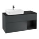 V&B Meuble sous-lavabo Finion 120 cm, Pl b m, Rg r b m La, md bl. m Lac-1