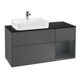 V&B Meuble sous lavabo Finion 120 cm, Pl b m, Rg r md b m La, A m-1