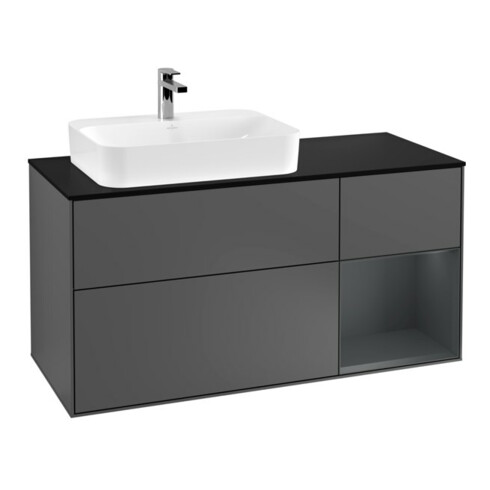 V&B Meuble sous lavabo Finion 120 cm, Pl b m, Rg r md b m La, A m