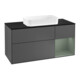 V&B Meuble sous lavabo Finion 120 cm, Pl b m, Rg r Ol m Lac, Anthrac. m-1