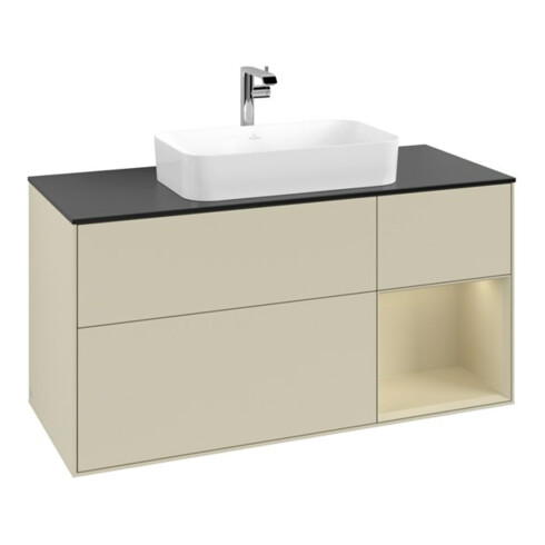 V&B Meuble sous-lavabo Finion 120 cm, Pl b m, Rg r si G m La, si G m La