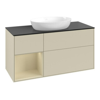 V&B Meuble sous lavabo Finion 120 cm, Pl b m, Rg si G m La, si Gr m Lac
