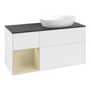 V&B Meuble sous lavabo Finion 120 cm, Pl b m, Rg si Gr m Lac, blanc m Lac-3