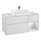 V&B Meuble sous-lavabo Finion 120 cm, pl blanc mat, façade blanc mat laqué-1