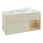 V&B Meuble sous-lavabo Finion 120 cm, Pl blanc mat, Rég Oa ven, si Gr m Lac-3