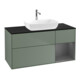 V&B Meuble sous lavabo Finion 120 cm, Pl blanc mat, Rg A mat laqué, Oli mat laqué-1