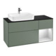 V&B Meuble sous lavabo Finion 120 cm, Pl blanc mat, Rg rouge warm Lac, Oli mat Lac-1