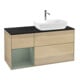 V&B Meuble sous-lavabo Finion 120 cm, Pl bleu m, Étagère Oli. m Lac, Oa ven-1